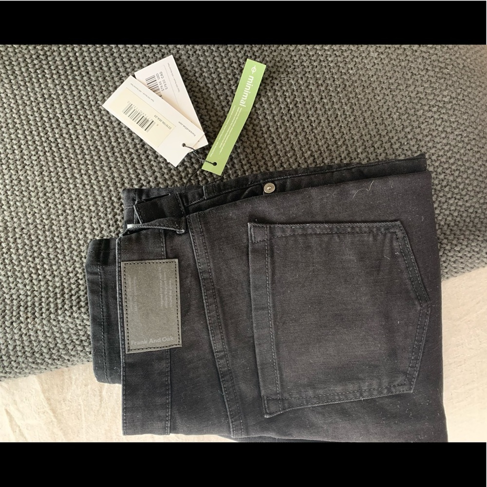 Black Frank & Oak Jeans